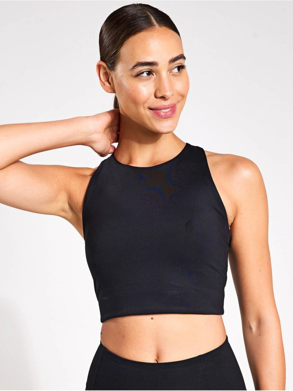 Girlfriend Collective Dylan Sports Tank Bra - Black Women’s Large